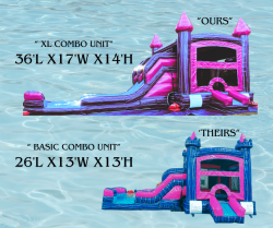 XL20Pink2020Purple20Combo20vs20Basic20Combo20 1699157210 Bounce House and Water Slide Rentals