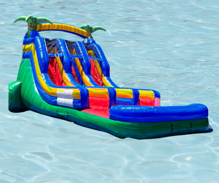 15' Reggae Rush  Dual Lane  Waterslide