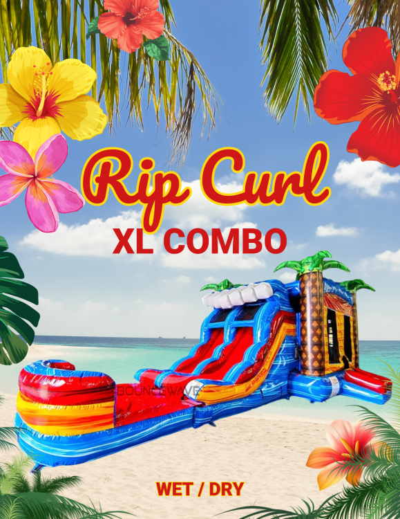 Rip Curl XL Bounce House with Slide