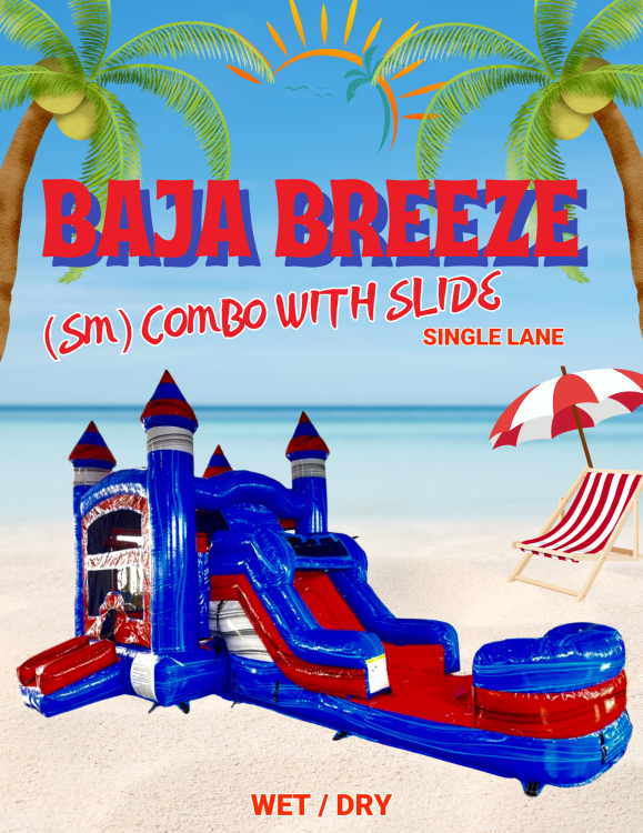 Baja Breeze Bounce House with Slide