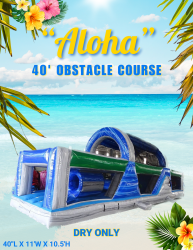 40' Aloha (DRY) Obstacle Course
