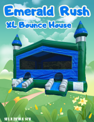 Emerald Rush  Jumbo XL Bounce  House