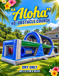 40' Aloha (DRY) Obstacle Course